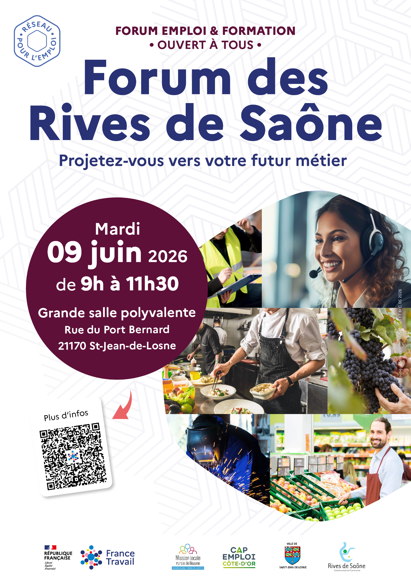 affiche Forum des métiers 2026