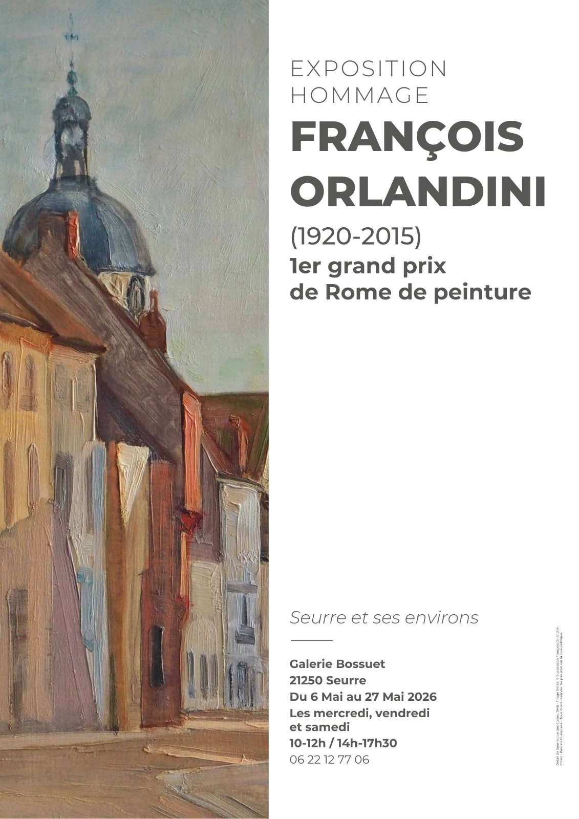 Affiche expo Orlandini 2026