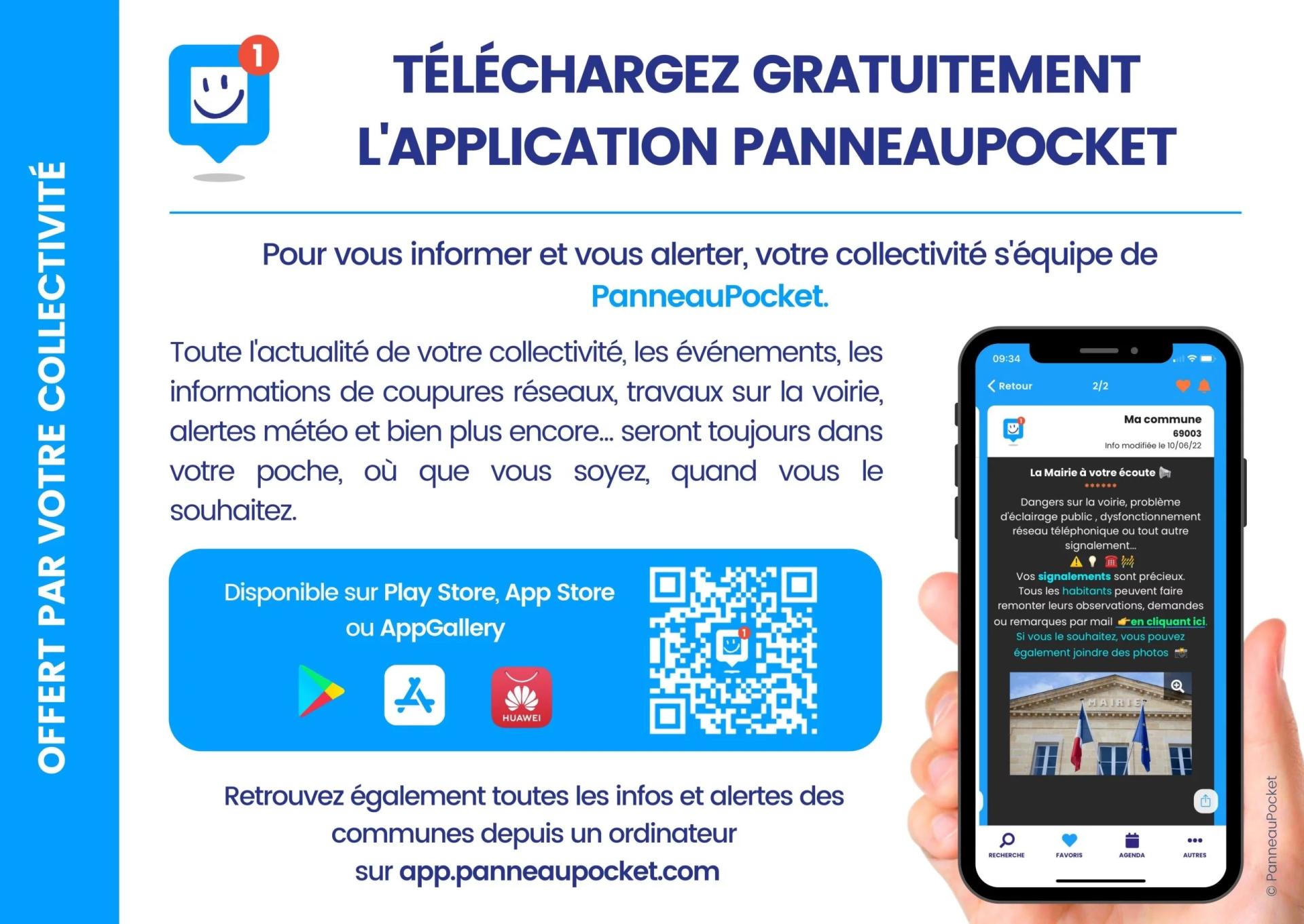 affiche panneau pocket